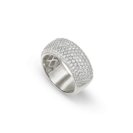 Anillo Nomination Enigmatic Shine Acero y Circonitas Blancas 242410/010/005