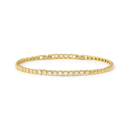 Pulsera Nomination Enigmatic Shine Acero Baño Oro y Circonitas Blancas 242414/012