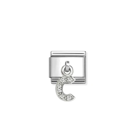 Composable Classic CHARMS LETRAS CIRCONITAS acero y plata 925 C 331818/03