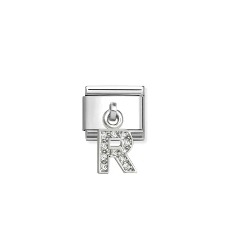 Composable Classic CHARMS LETRAS CIRCONITAS acero y plata 925 R 331818/18