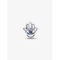 Charm Pandora Mano de Fátima Cristal Azul 794062C01