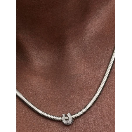 Charm Pandora Mini Herradura Textura Plata 794056C00