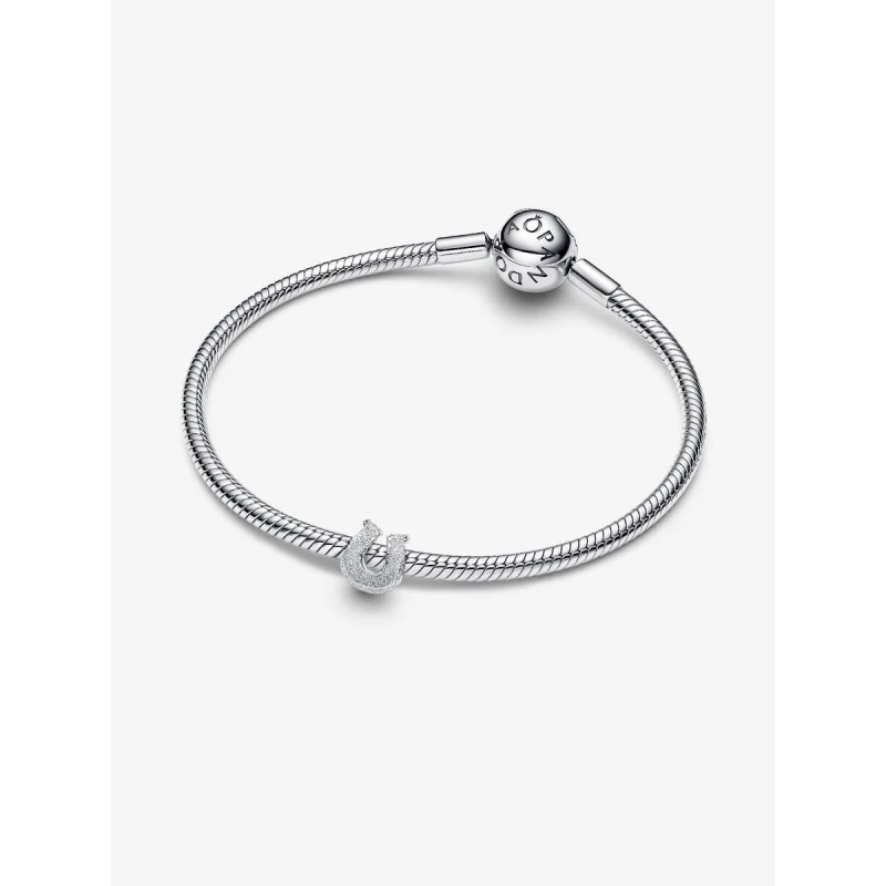 Charm Pandora Mini Herradura Textura Plata 794056C00