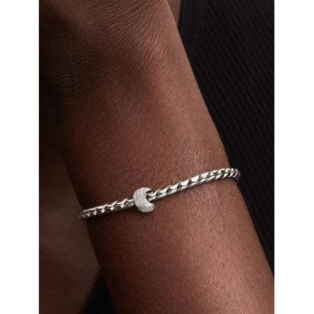 Charm Pandora Mini Luna Textura Plata 794054C00