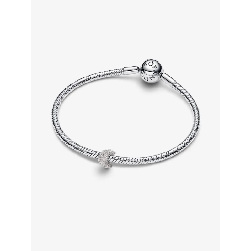 Charm Pandora Mini Luna Textura Plata 794054C00