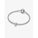 Charm Pandora Mini Luna Textura Plata 794054C00