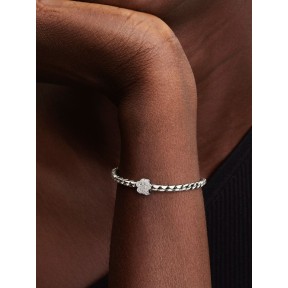 Charm Pandora Mini Huella Textura Plata 794043C00 2