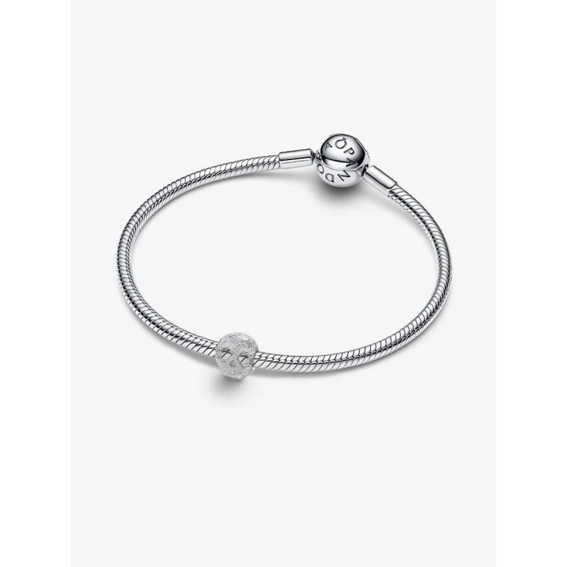 Charm Pandora Mini Calavera Textura Plata 794040C00