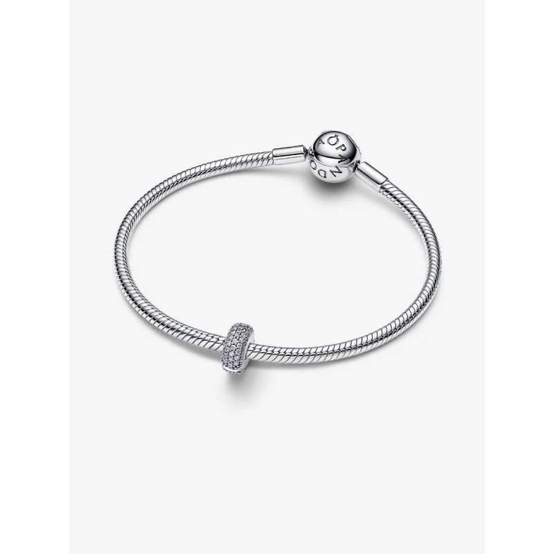 Charm Pandora Clip Plata y Circonitas Pavé 794032C01