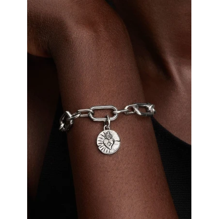 Charm Medallón Pandora Me Corazón Plata 793975C01
