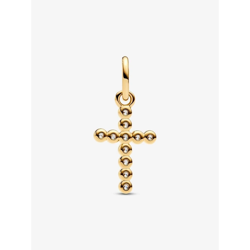 Charm Colgante Pandora Cruz Baño Oro 764063C01