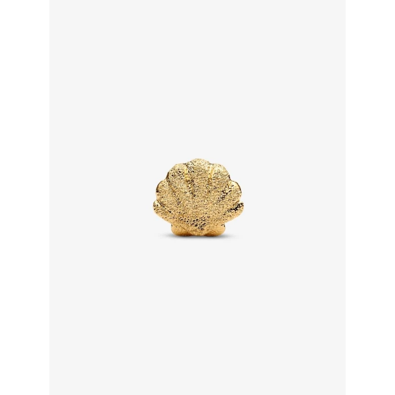 Charm Pandora Mini Concha Textura Baño Oro 764057C00