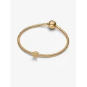 Charm Pandora Mini Sol Textura Baño Oro 764052C00