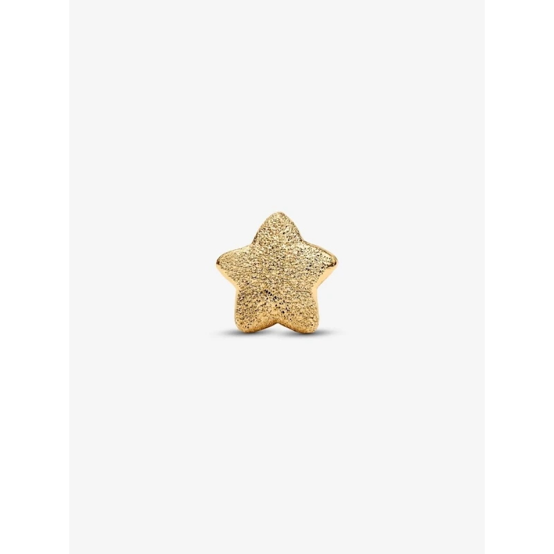 Charm Pandora Mini Estrella Textura Baño Oro 764050C00