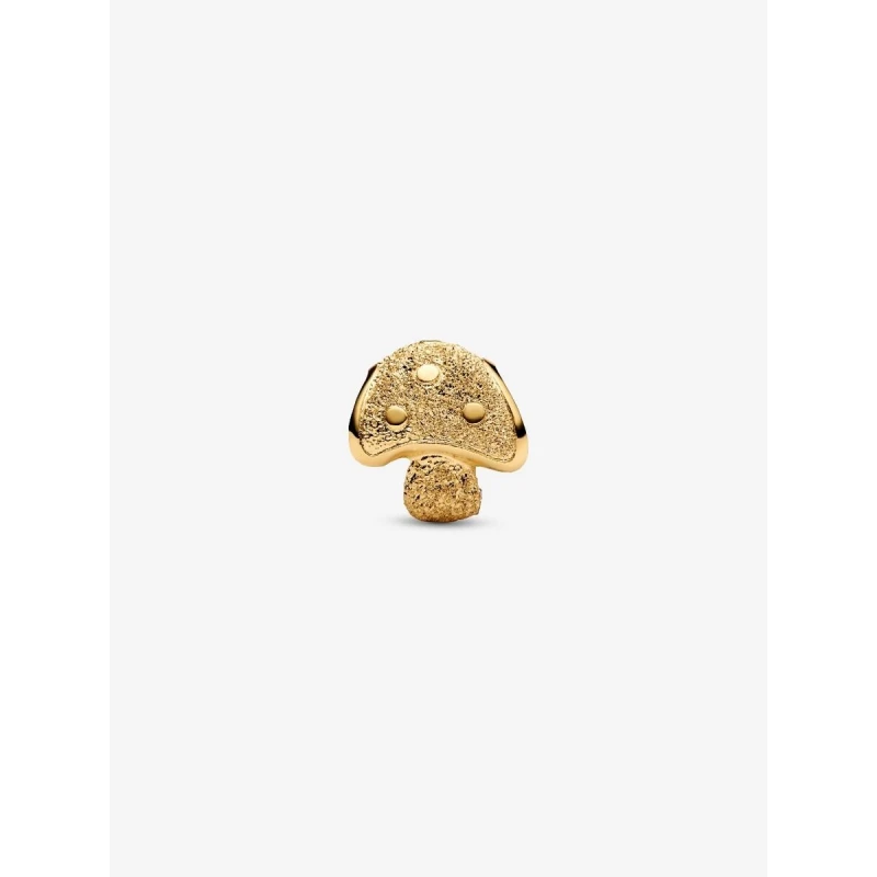 Charm Pandora Mini Seta Textura Baño Oro 764048C00