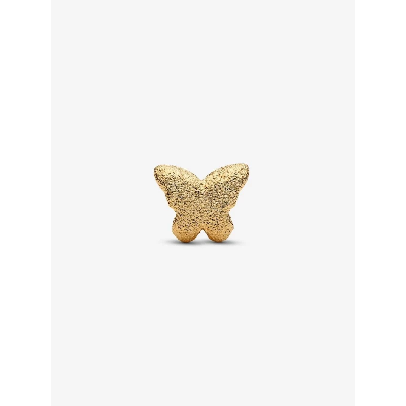 Charm Pandora Mini Mariposa Textura Baño Oro 764046C00