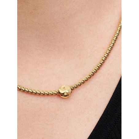 Charm Pandora Mini Yin y Yang Textura Baño Oro 764045C00