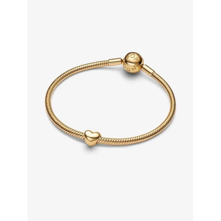 Charm Pandora Mini Corazón Baño Oro 763998C00