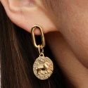 Charm Medallón Pandora León Baño Oro 763974C01
