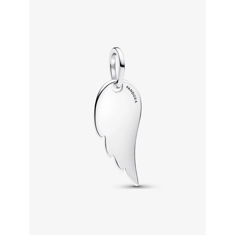 Colgante Pandora Etiqueta Grabable Ala de Ángel Plata 394014C00
