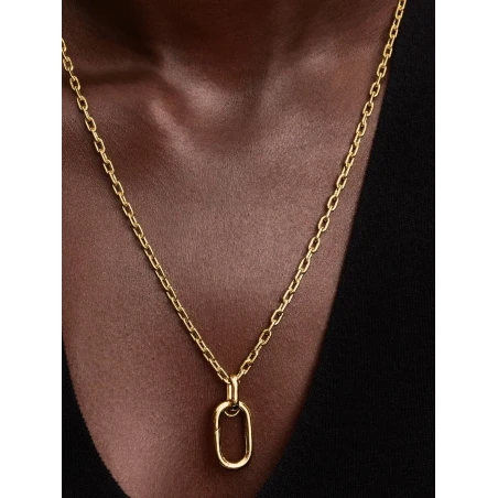 Collar Pandora Link Grande Baño Oro 364083C00-70