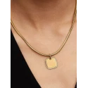 Colgante Pandora Etiqueta Grabable Cuadrada Brillante 364009C01