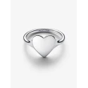 Anillo Pandora Grabable Corazón Plata 193988C00