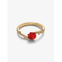 Anillo Pandora Rosa Encantada de la Bella y la Bestia Disney 163984C01