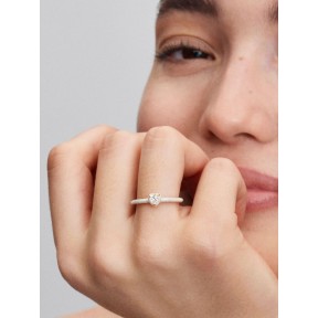 Anillo Pandora Me Corazón Chakra Blanco Baño Oro 163088C01 2