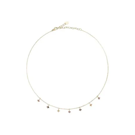 Collar Corto Agatha Paris Beloved Plata Baño Oro 02690232-315-TU