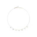 Collar Corto Agatha Paris Beloved Plata Baño Oro 02690232-315-TU