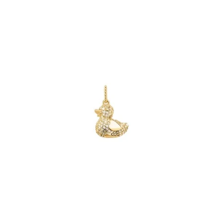 Colgante Agatha Paris Pato Grande Baño Oro y Rodio y Circonitas Blancas 2880338-137-TU