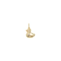 Colgante Agatha Paris Pato Grande Baño Oro y Rodio y Circonitas Blancas 2880338-137-TU