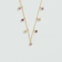 Collar Corto Agatha Paris Beloved Plata Baño Oro 02690232-315-TU