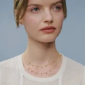 Collar Corto Agatha Paris Beloved Plata Baño Oro 02690232-315-TU
