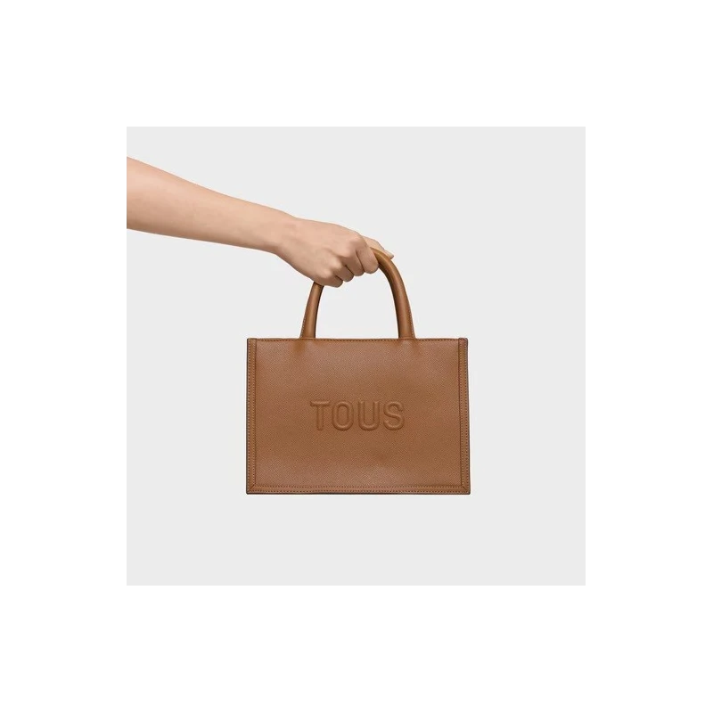Bolso Shopper Amaya TOUS Brenda Camel Mediano 2002192143