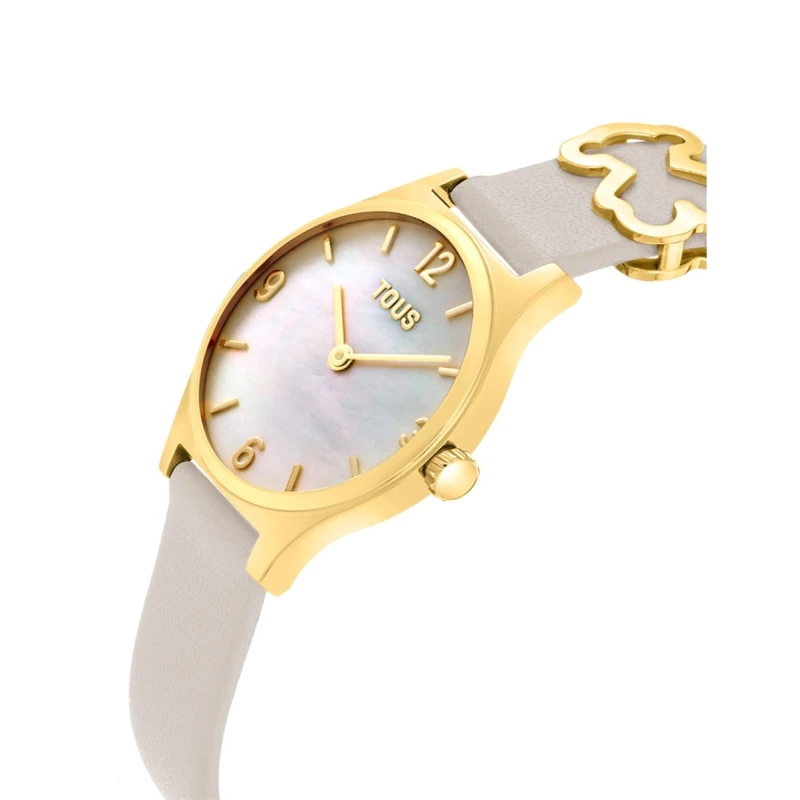 Reloj TOUS Watches Epic Icon Blanco y Dorado Analógico Mujer 3000143800