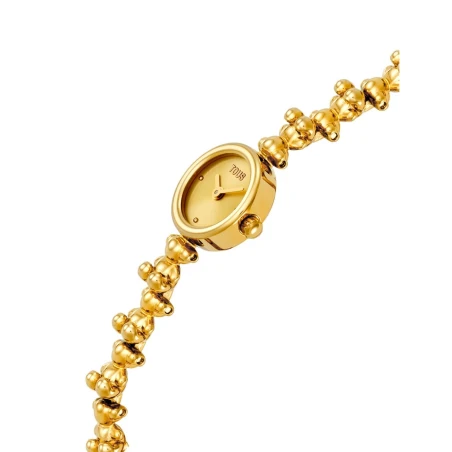 Reloj TOUS Watches Bold Bear Round Dorado Analógico Mujer 3000143200