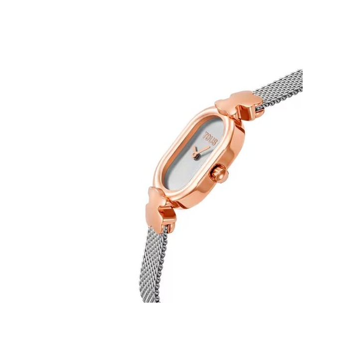 Reloj TOUS Watches Oval Icon Plateado y Rosado...