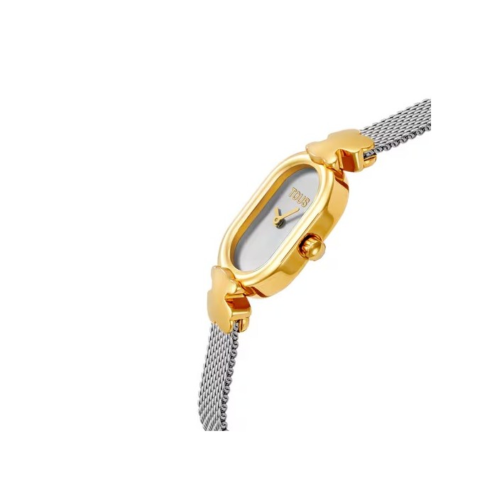 Reloj TOUS Watches Oval Icon Plateado y Dorado...