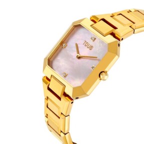 Reloj TOUS Watches Karat Squared Dorado Analógico 3000144900 2