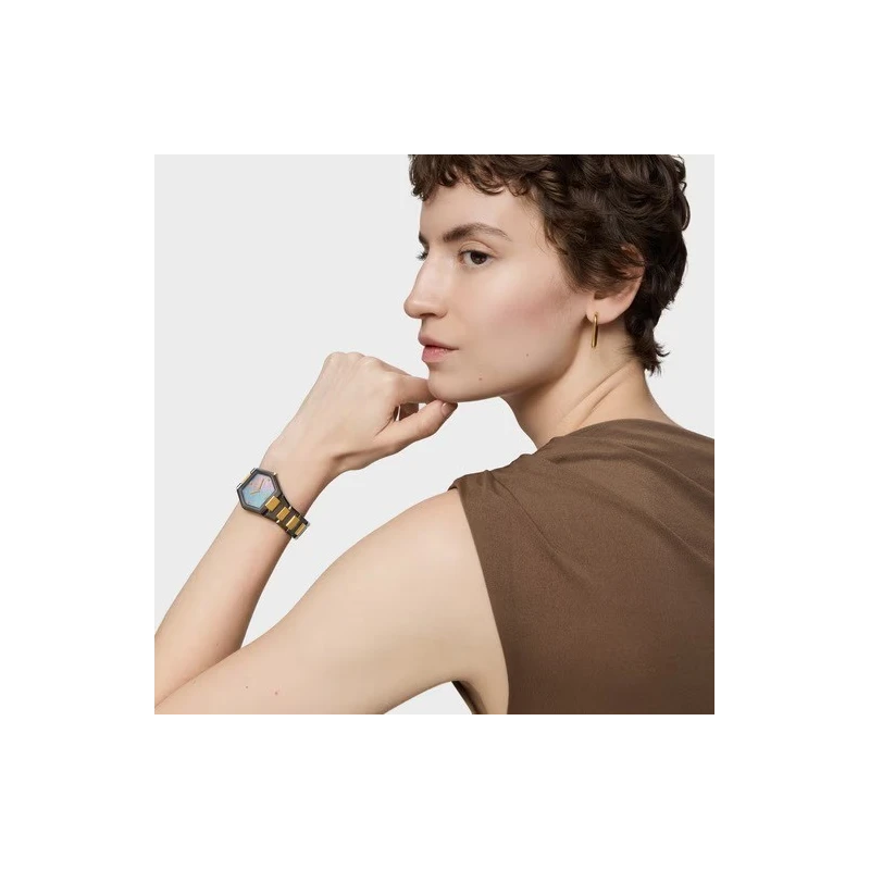 Reloj TOUS Karat Gris y Dorado Analógico Mujer 3000144600