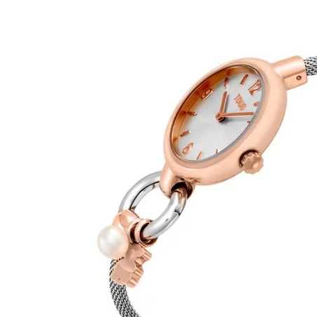 Reloj TOUS Watches Hold Charms Plateado y Rosado Analógico Mujer 3000144200