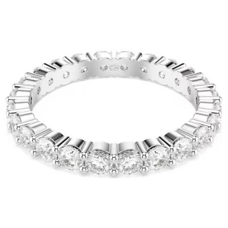 Anillo Swarovski Matrix Baño Rodio y Cristales Blancos 5705604