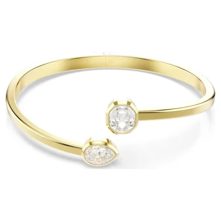 Brazalete Swarovski Imber Baño Oro y Cristales Blancos 5714314