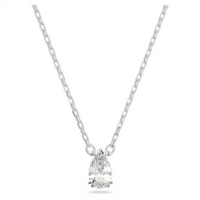 Gargantilla Swarovski Stilla Baño Rodio y Cristal Pera...