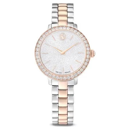 Reloj Swarovski Matrix Acero Plateado y Rosado Analógico Mujer 5715028