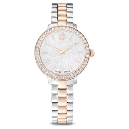 Reloj Swarovski Matrix Acero Plateado y Rosado Analógico Mujer 5715028