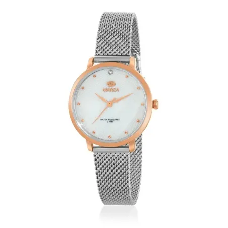 Reloj Marea Plateado y Rosado Analógico Mujer B54243/2