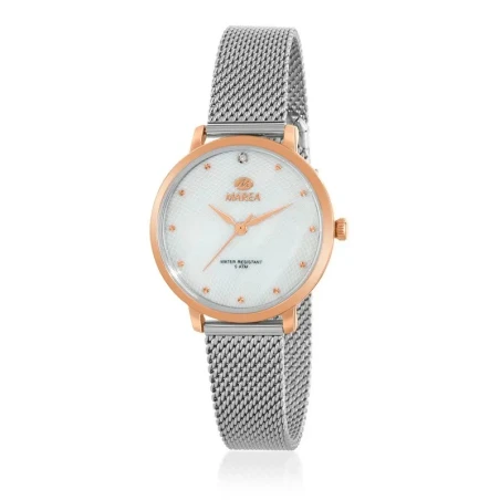Reloj Marea Plateado y Rosado Analógico Mujer B54243/2